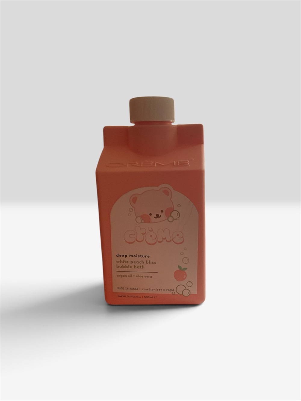 Crème White Peach Bliss Bubble Bath - Peach